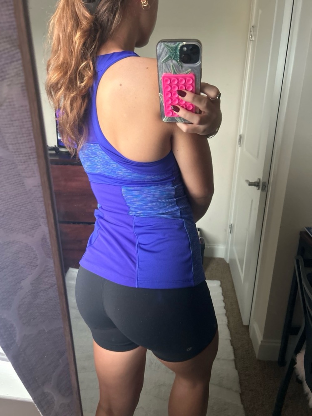 Performance Racerback Tank Top - Blue - Picture 3 of 3